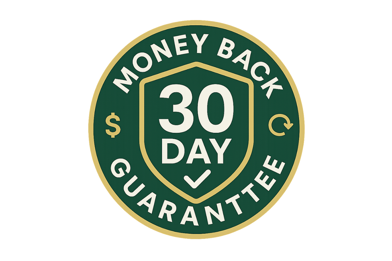 30 day money back guarantee